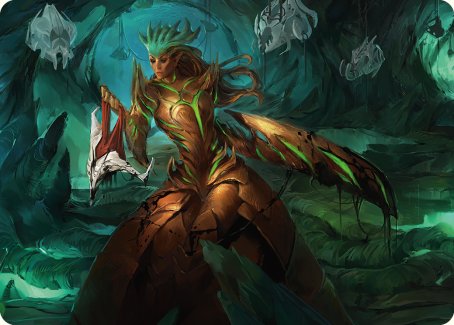 Glissa Sunslayer Art Card [Phyrexia: All Will Be One Art Series] | Pegasus Games WI