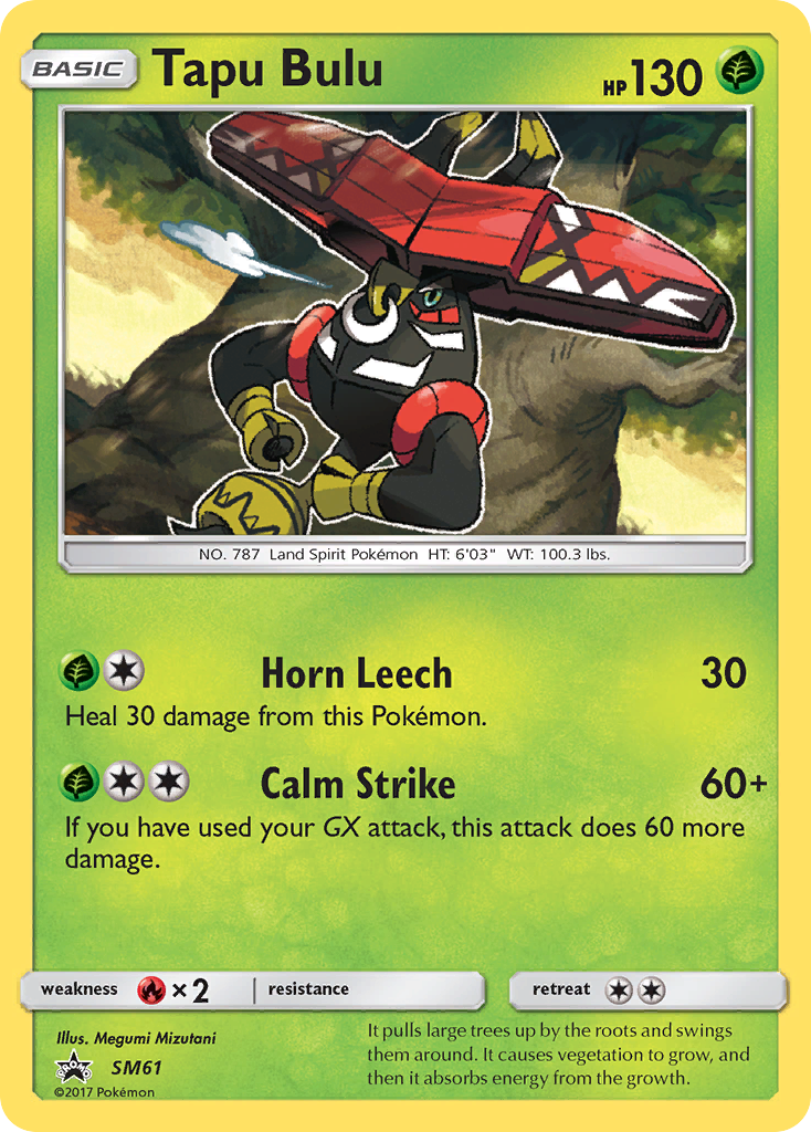 Tapu Bulu (SM61) [Sun & Moon: Black Star Promos] | Pegasus Games WI