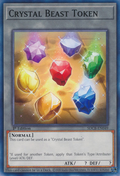 Crystal Beast Token [SDCB-EN049] Common | Pegasus Games WI