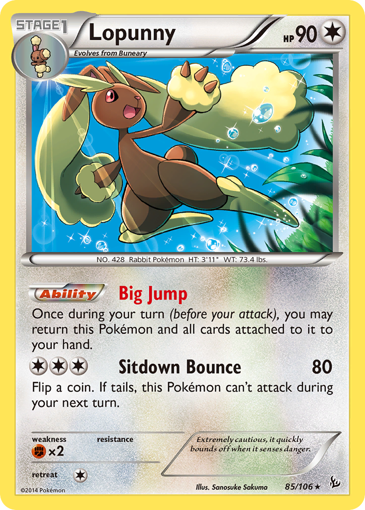 Lopunny (85/106) [XY: Flashfire] | Pegasus Games WI