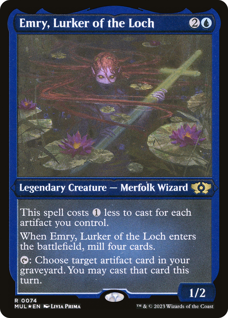 Emry, Lurker of the Loch (Foil Etched) [Multiverse Legends] | Pegasus Games WI