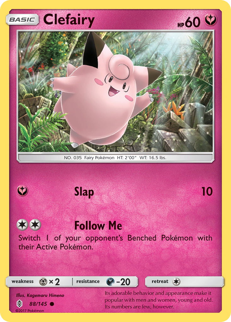 Clefairy (88/145) [Sun & Moon: Guardians Rising] | Pegasus Games WI