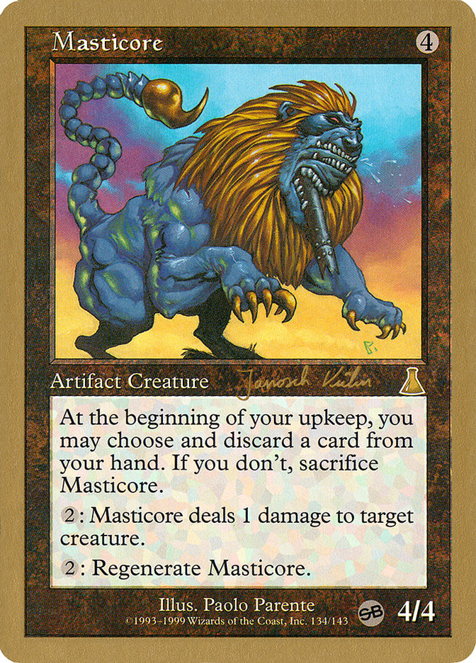 Masticore (Janosch Kuhn) (SB) [World Championship Decks 2000] | Pegasus Games WI