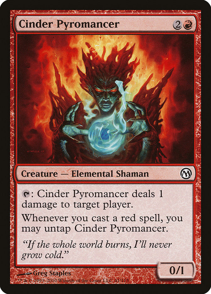 Cinder Pyromancer [Duels of the Planeswalkers] | Pegasus Games WI