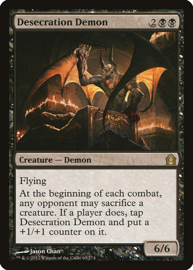 Desecration Demon [Return to Ravnica] | Pegasus Games WI