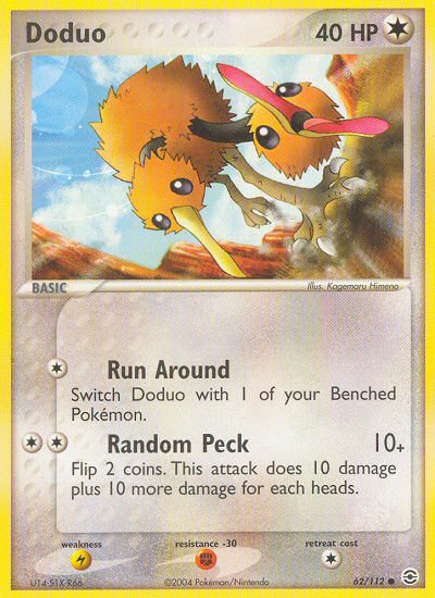 Doduo (62/112) [EX: FireRed & LeafGreen] | Pegasus Games WI