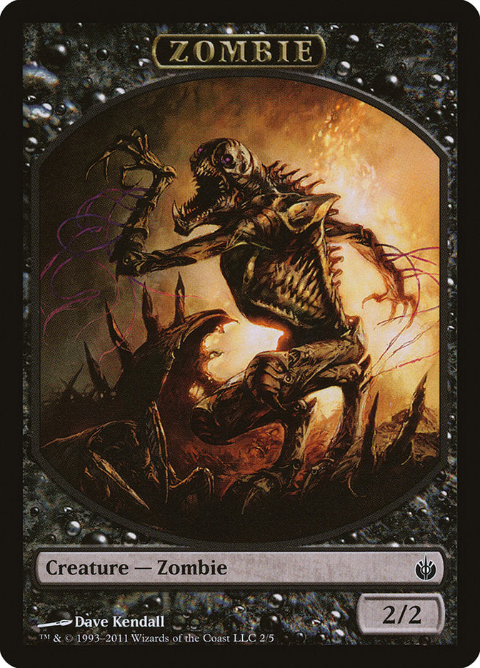 Zombie Token [Mirrodin Besieged Tokens] | Pegasus Games WI