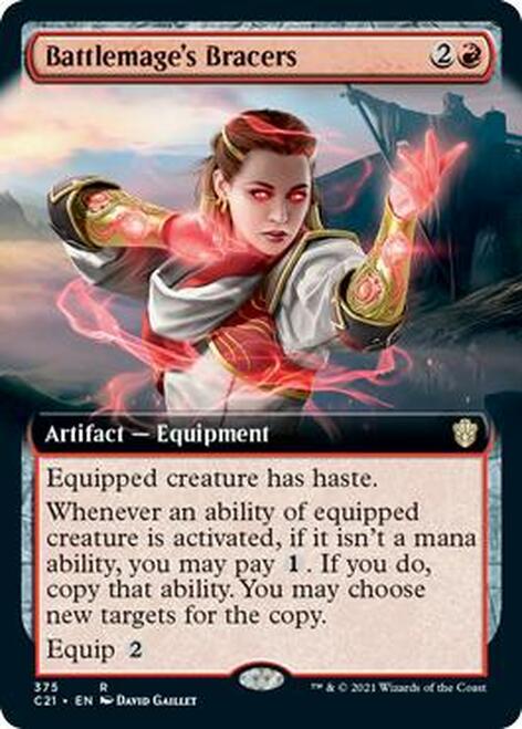 Battlemage's Bracers (Extended Art) [Commander 2021] | Pegasus Games WI