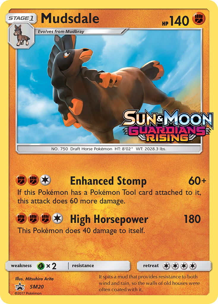 Mudsdale (SM20) [Sun & Moon: Black Star Promos] | Pegasus Games WI