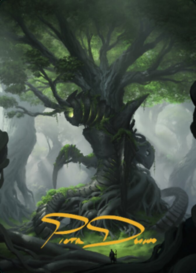 Forest Art Card (Gold-Stamped Signature) [The Brothers' War Art Series] | Pegasus Games WI
