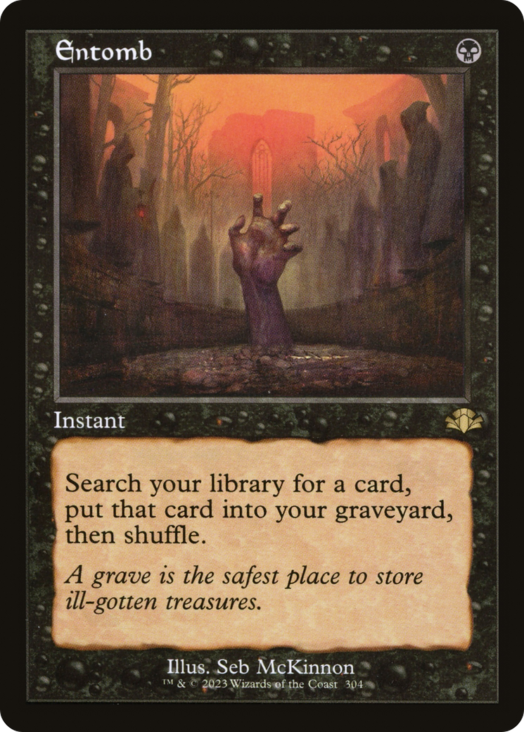 Entomb (Retro) [Dominaria Remastered] | Pegasus Games WI