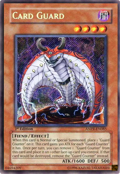 Card Guard [ANPR-EN085] Secret Rare | Pegasus Games WI