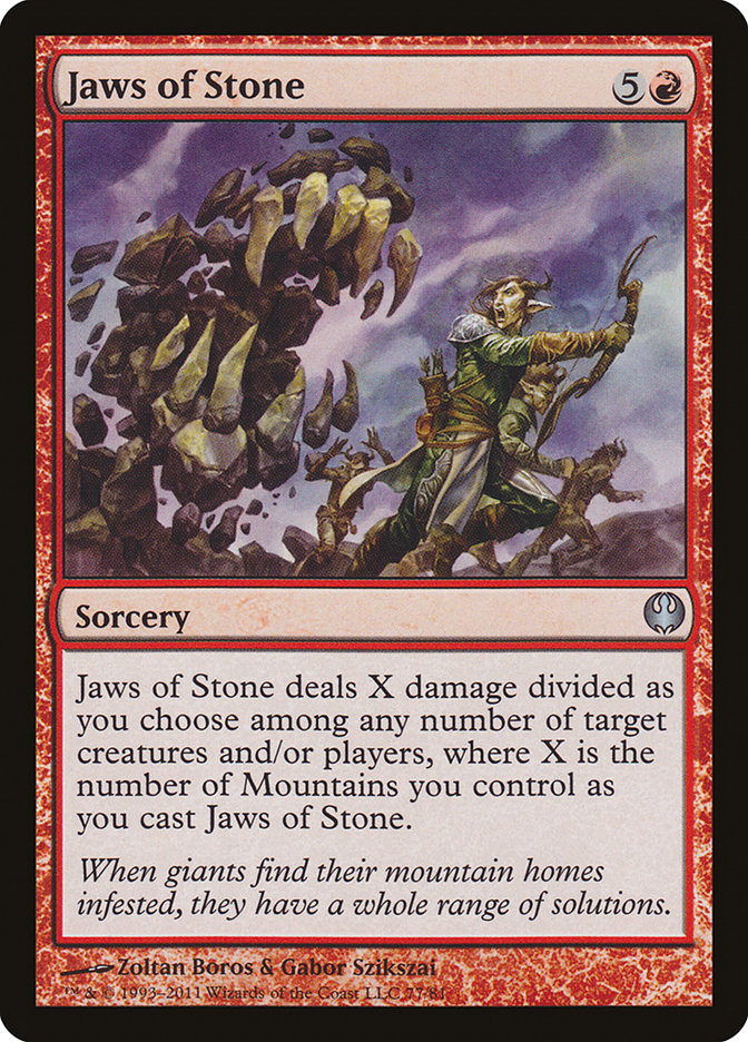 Jaws of Stone [Duel Decks: Knights vs. Dragons] | Pegasus Games WI