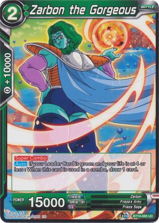Zarbon the Gorgeous (BT10-085) [Rise of the Unison Warrior 2nd Edition] | Pegasus Games WI