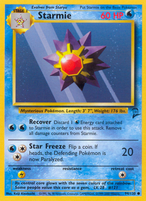 Starmie (94/130) [Base Set 2] | Pegasus Games WI