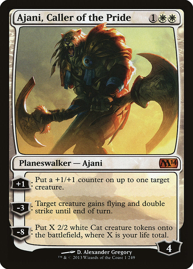 Ajani, Caller of the Pride [Magic 2014] | Pegasus Games WI