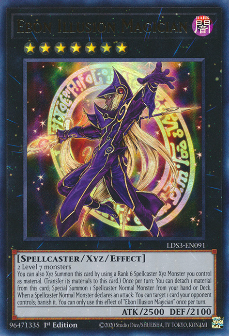 Ebon Illusion Magician [LDS3-EN091] Ultra Rare | Pegasus Games WI