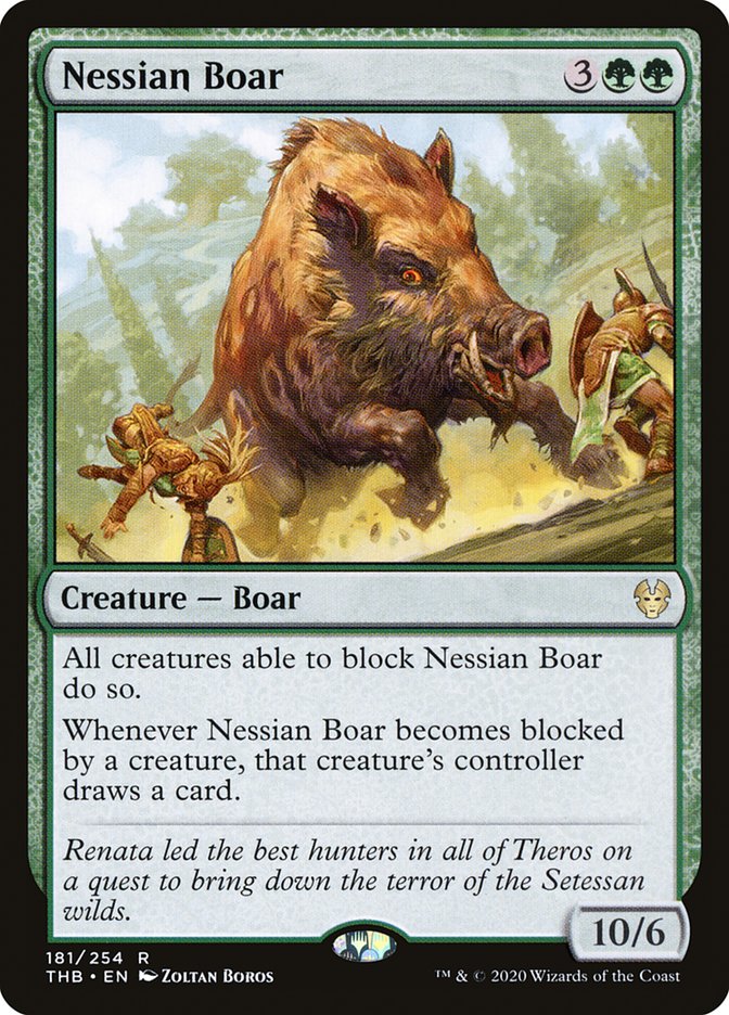 Nessian Boar [Theros Beyond Death] | Pegasus Games WI