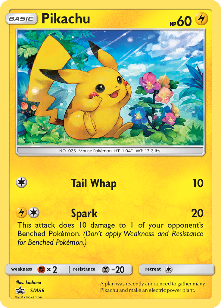 Pikachu (SM86) [Sun & Moon: Black Star Promos] | Pegasus Games WI