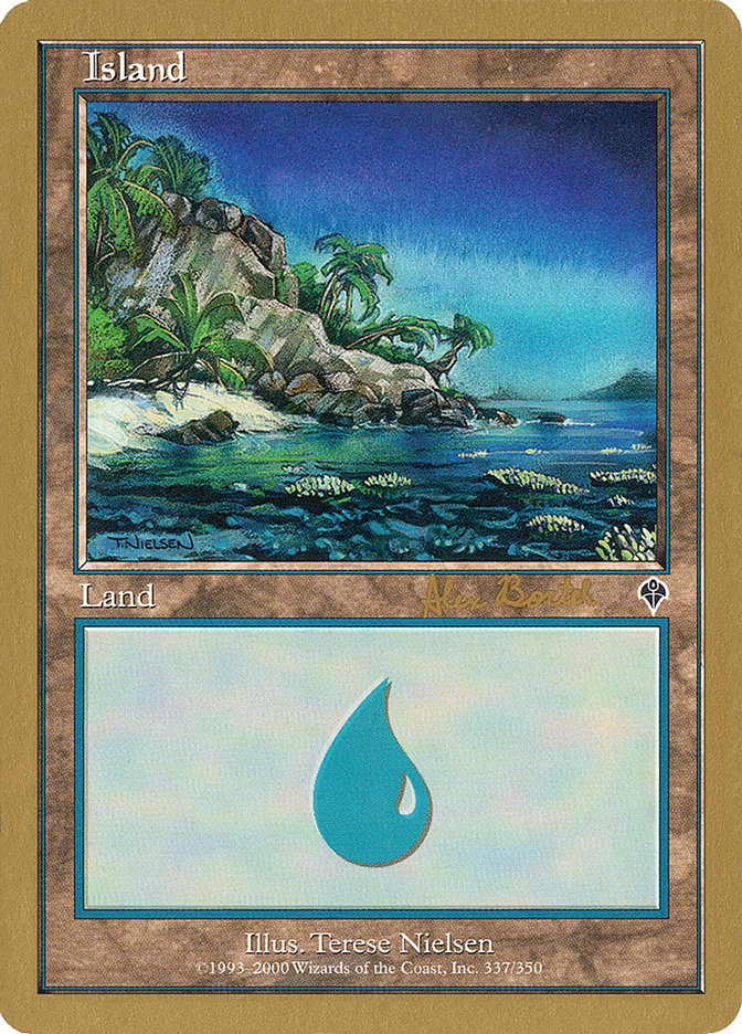 Island (ab337) (Alex Borteh) [World Championship Decks 2001] | Pegasus Games WI