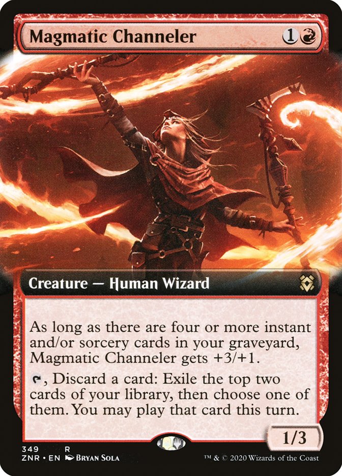 Magmatic Channeler (Extended Art) [Zendikar Rising] | Pegasus Games WI