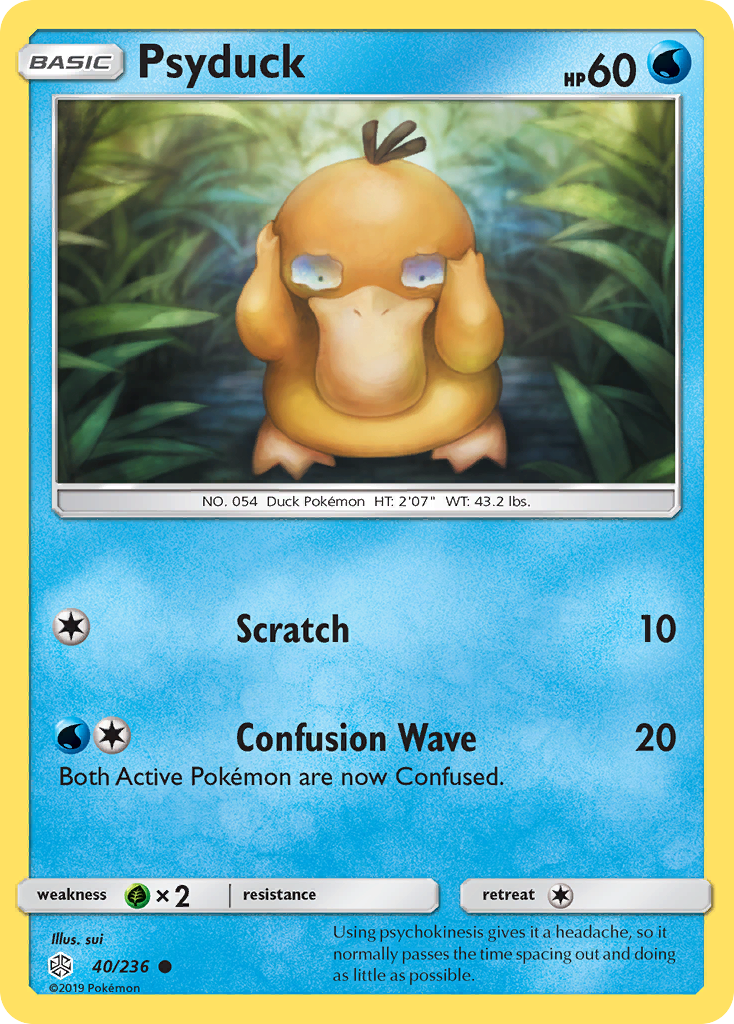 Psyduck (40/236) [Sun & Moon: Cosmic Eclipse] | Pegasus Games WI