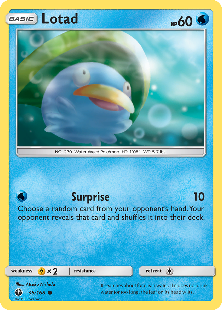 Lotad (36/168) [Sun & Moon: Celestial Storm] | Pegasus Games WI