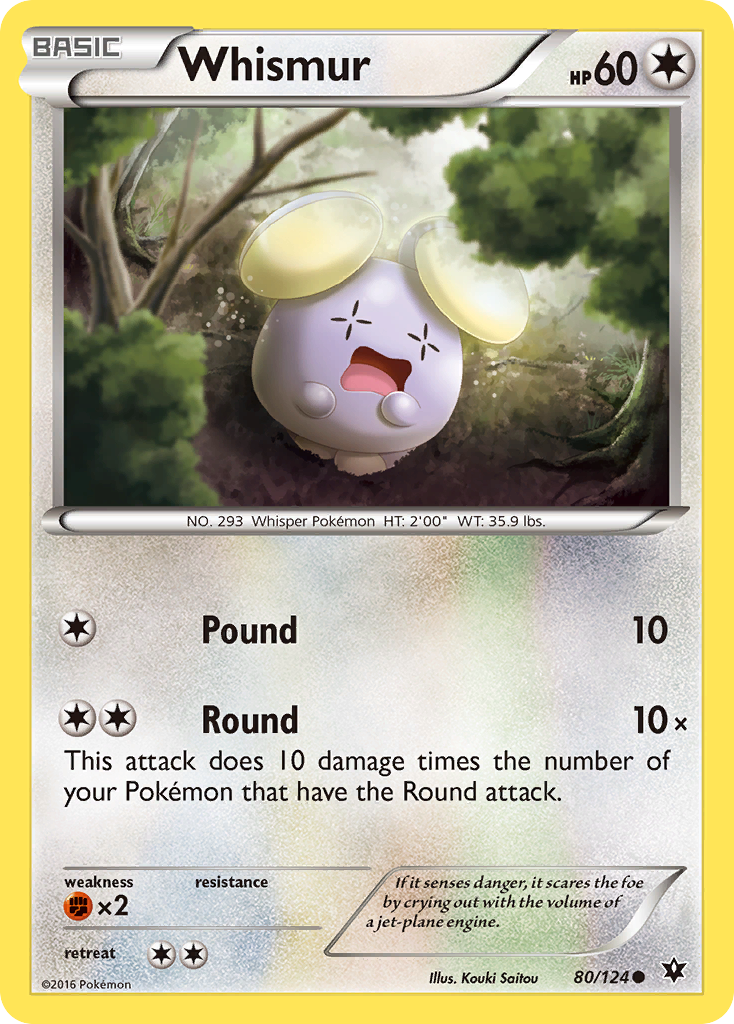 Whismur (80/124) [XY: Fates Collide] | Pegasus Games WI