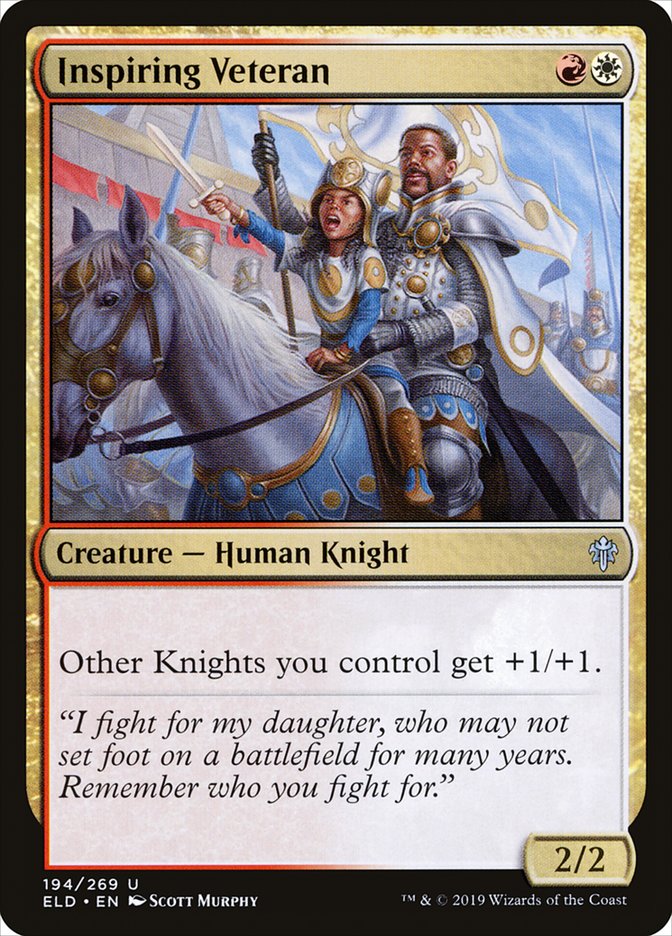 Inspiring Veteran [Throne of Eldraine] | Pegasus Games WI