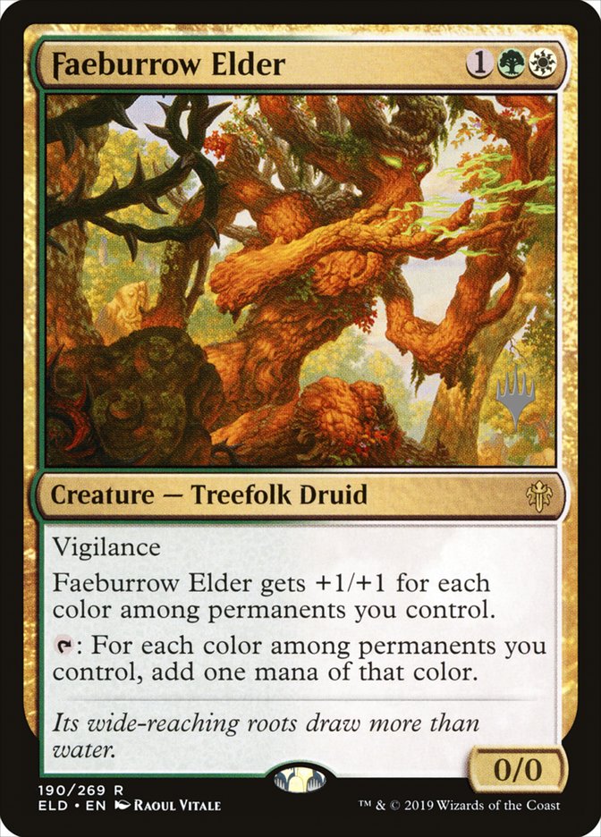 Faeburrow Elder (Promo Pack) [Throne of Eldraine Promos] | Pegasus Games WI