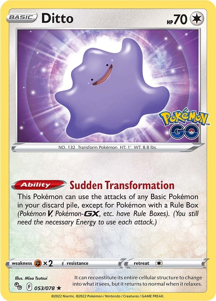 Ditto (053/078) [Pokémon GO] | Pegasus Games WI