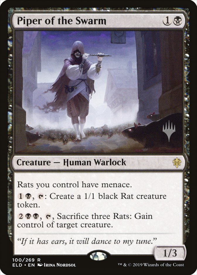 Piper of the Swarm (Promo Pack) [Throne of Eldraine Promos] | Pegasus Games WI