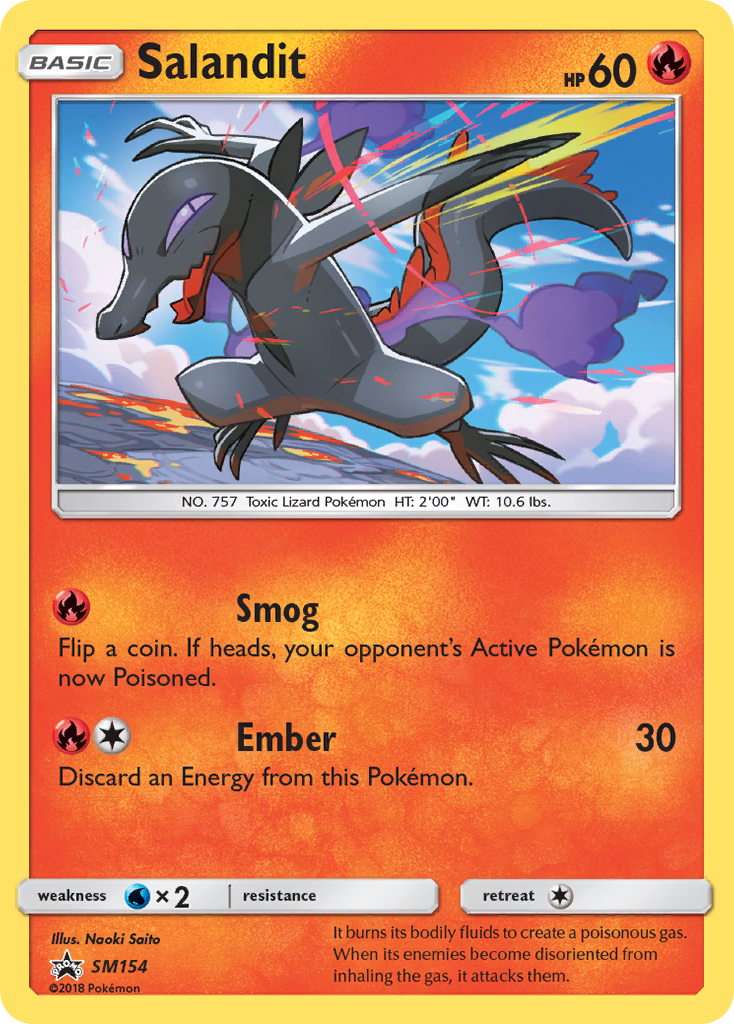 Salandit (SM154) [Sun & Moon: Black Star Promos] | Pegasus Games WI