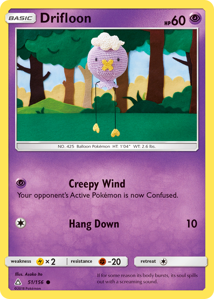 Drifloon (51/156) [Sun & Moon: Ultra Prism] | Pegasus Games WI