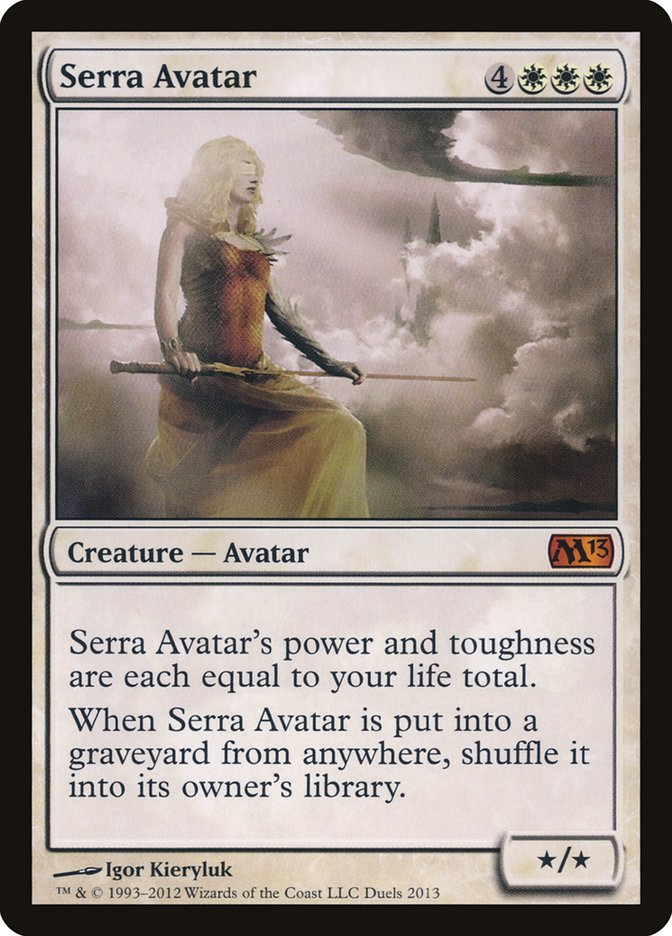 Serra Avatar (Duels of the Planeswalkers Promos) [Duels of the Planeswalkers Promos 2012] | Pegasus Games WI