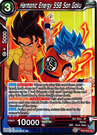 Harmonic Energy SSB Son Goku [BT6-003] | Pegasus Games WI