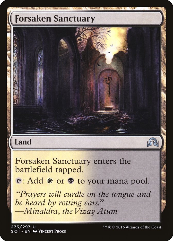 Forsaken Sanctuary [Shadows over Innistrad] | Pegasus Games WI