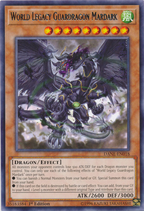 World Legacy Guardragon Mardark [DANE-EN018] Rare | Pegasus Games WI