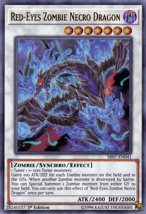 Red-Eyes Zombie Necro Dragon [SR07-EN041] Ultra Rare | Pegasus Games WI