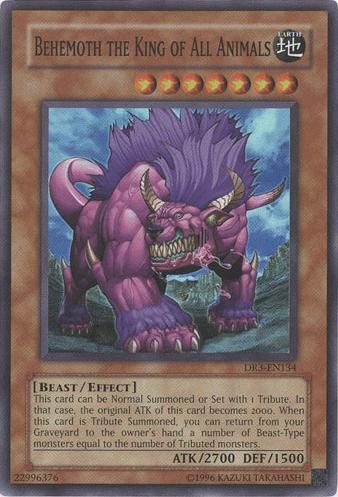 Behemoth the King of All Animals [DR3-EN134] Super Rare | Pegasus Games WI