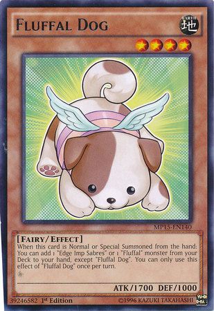 Fluffal Dog [MP15-EN140] Rare | Pegasus Games WI