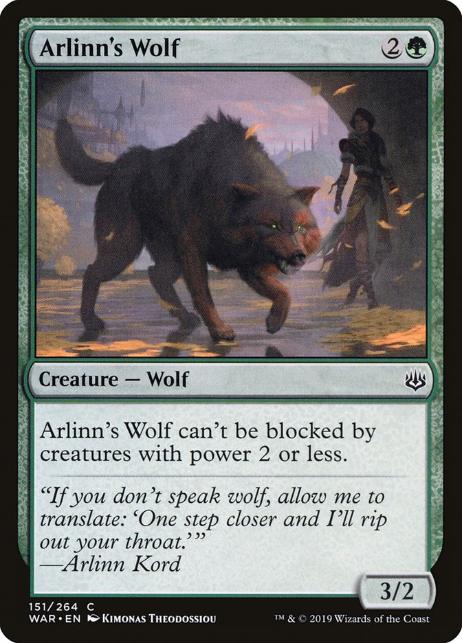 Arlinn's Wolf [War of the Spark] | Pegasus Games WI