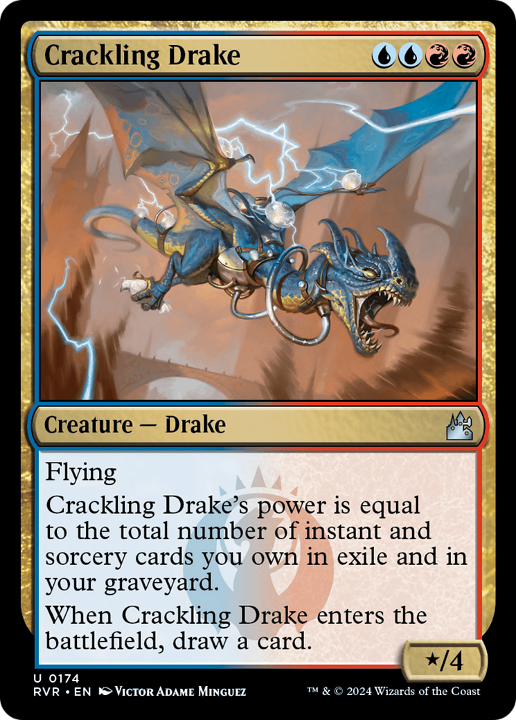 Crackling Drake [Ravnica Remastered] | Pegasus Games WI