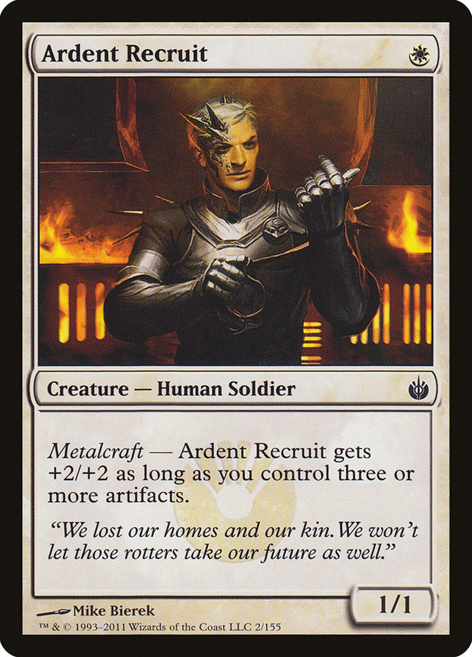 Ardent Recruit [Mirrodin Besieged] | Pegasus Games WI