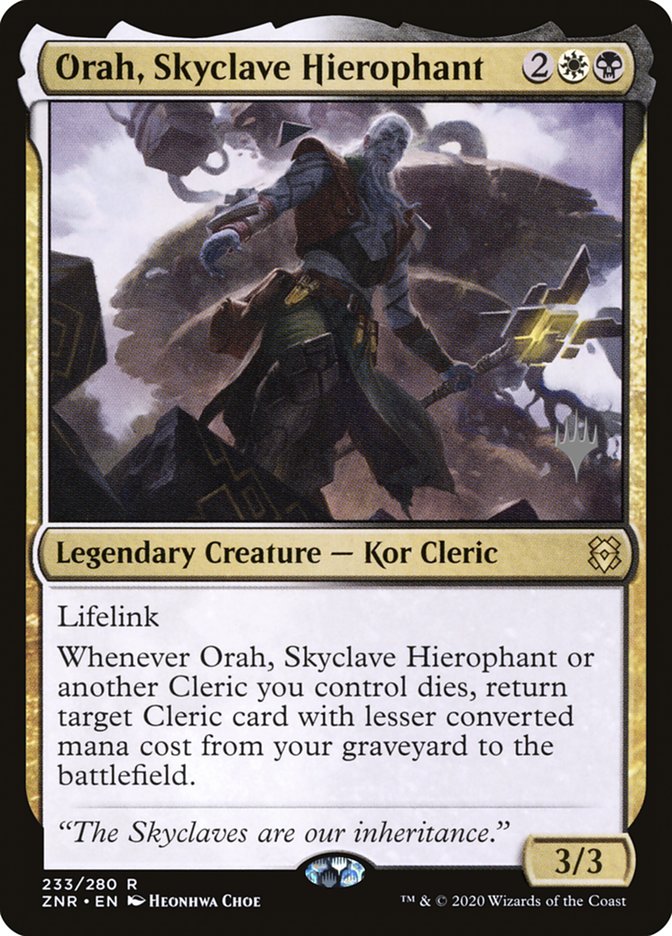 Orah, Skyclave Hierophant (Promo Pack) [Zendikar Rising Promos] | Pegasus Games WI