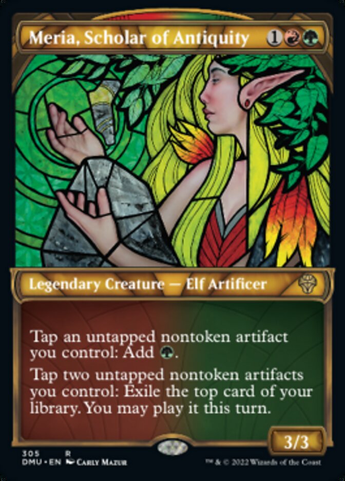 Meria, Scholar of Antiquity (Showcase) [Dominaria United] | Pegasus Games WI