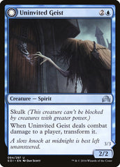 Uninvited Geist // Unimpeded Trespasser [Shadows over Innistrad] | Pegasus Games WI