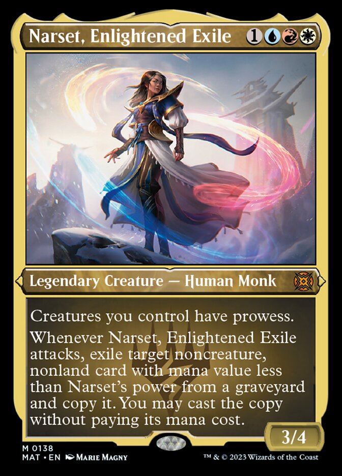 Narset, Enlightened Exile (Foil Etched) [March of the Machine: The Aftermath] | Pegasus Games WI