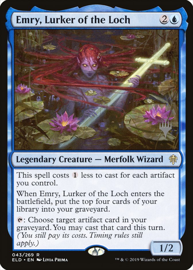 Emry, Lurker of the Loch (Promo Pack) [Throne of Eldraine Promos] | Pegasus Games WI