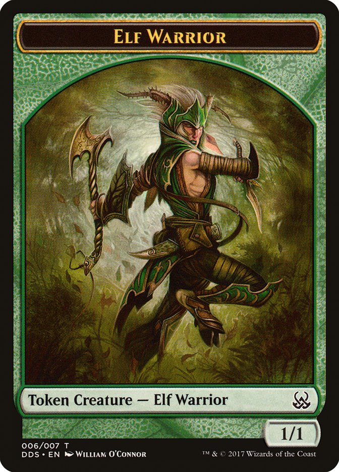 Elf Warrior Token [Duel Decks: Mind vs. Might Tokens] | Pegasus Games WI